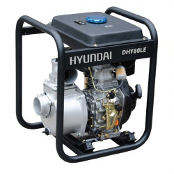 HYUNDAI motopompe thermique-296cc-DHY80LE-E diesel