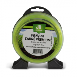 JR Fil nylon 1.3 mm - Carré...