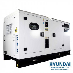HYUNDAI Groupe électrogène industriel Diesel 22kVA DHY22KSE (triphasé) - Vue arrière