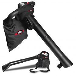 PRODUIT RECONDITIONNE Racing Aspirateur souffleur broyeur thermique 30 cm³ Z-RAC33ASBT-1 - Très bon état