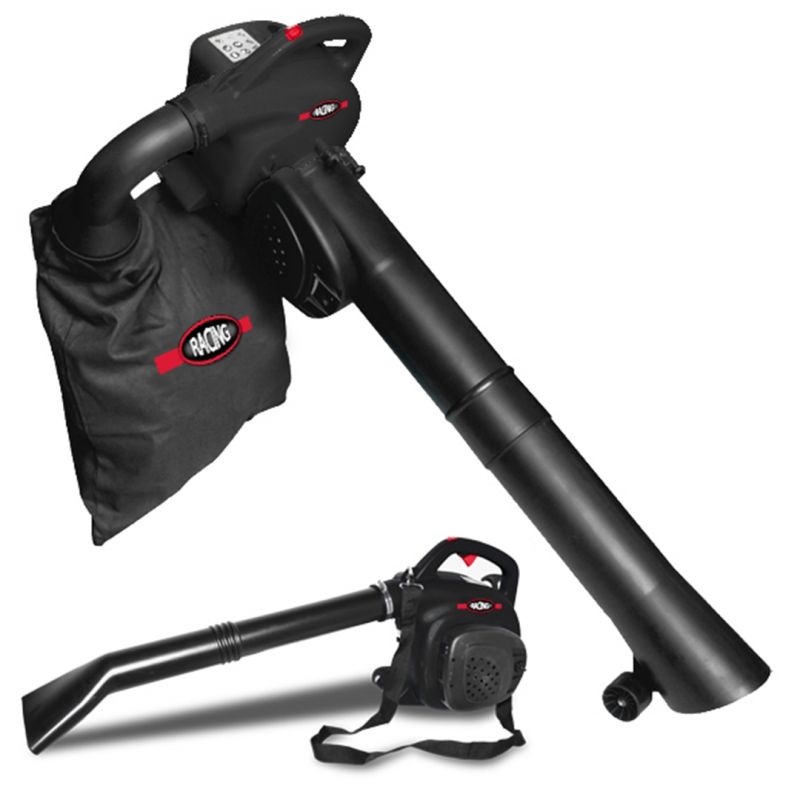 PRODUIT RECONDITIONNE Racing Aspirateur souffleur broyeur thermique 30 cm³ Z-RAC33ASBT-1 - Très bon état