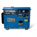 Groupe electrogene 5000w diesel hyundai monophasé - HDG5000