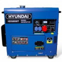 Groupe electrogene diesel 6500w triphasé hyundai HDG6500T